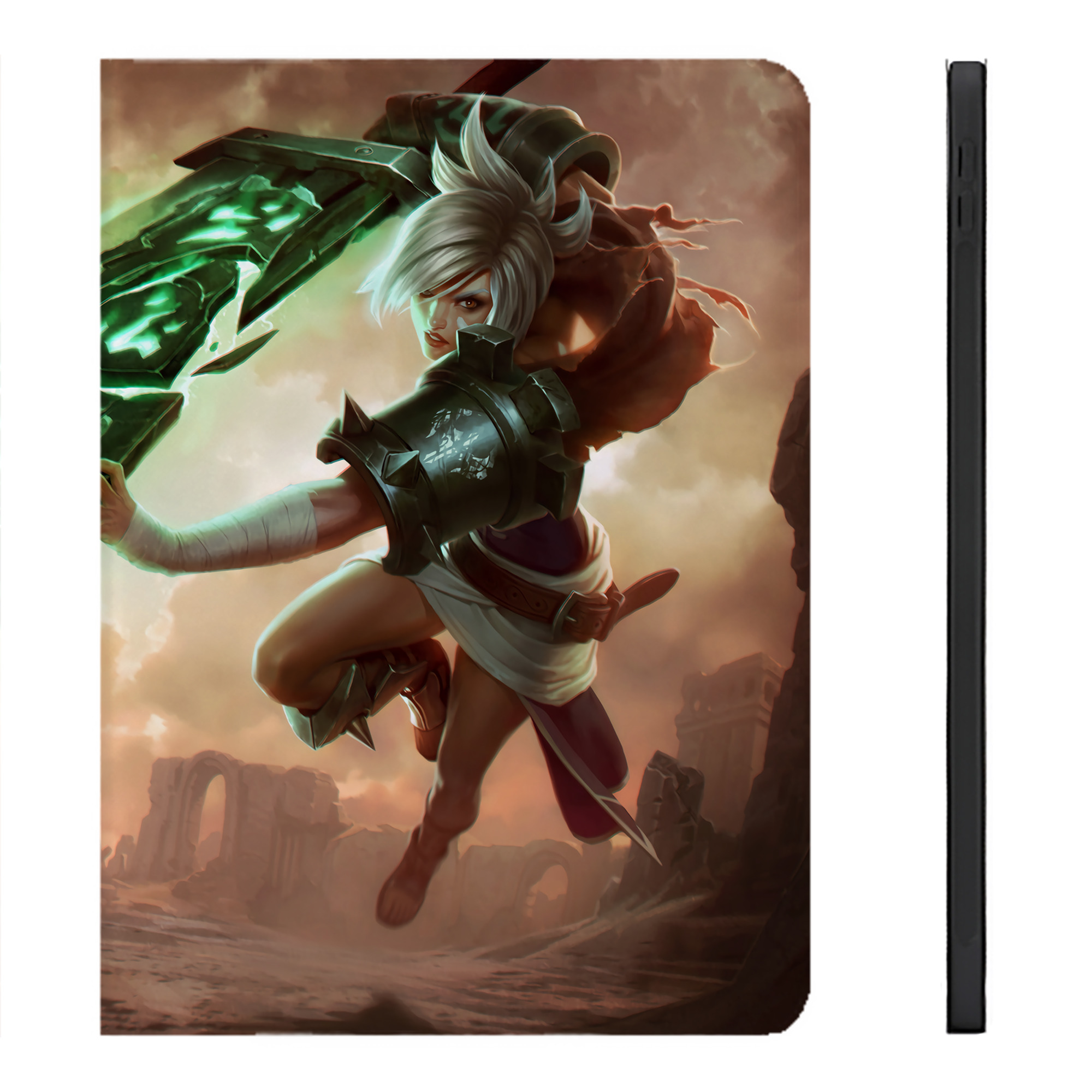 （画像用） リーグ・オブ・レジェンド League of Legends LOL IPadケース ペンホルダー付き ブックスタイルデザイン